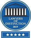Lawyers of Distinction 2019 | 5 Star